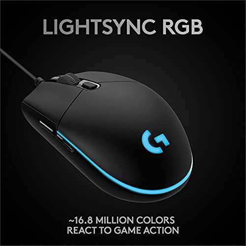 Logitech G PRO Wired Gaming Mouse, HERO 25K Sensor, 25,600 DPI £29.99 @ Amazon
