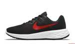 Nike Mens Revolution 6 Running Shoes (Black/University Red/Anthracite) using code