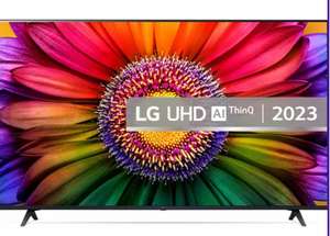LG 65UR80006LJ (2023) LED HDR 4K Ultra HD Smart TV, 65 inch with Freeview Play/Freesat HD, Ashed Blue & 5 Year Guarantee