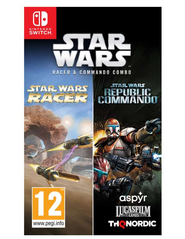 Nintendo Switch Game - Star Wars Racer and Commando Combo - £15.99 - Base.com