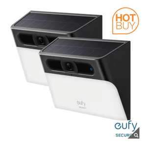 Eufy Solar Wall Light Cam Twin Pack £124.99 / Single £64.99