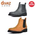 Womens Divaz Taijal Vegan Chelsea Boots + Free Delivery - Use Code