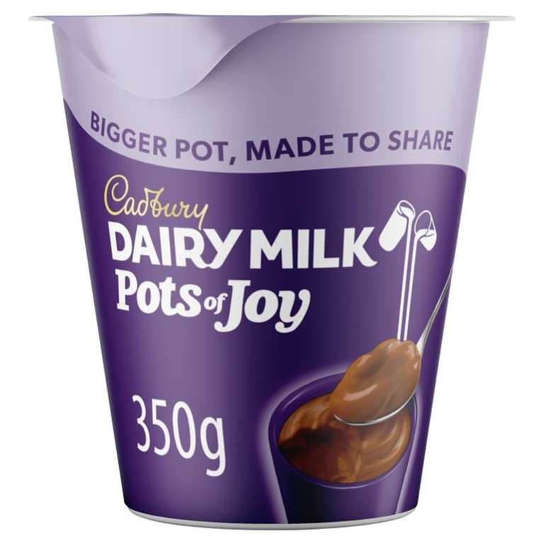 Cadbury Dairy Milk Pots of Joy 350g (Original / Orange) - £1.50 @ Morrisons