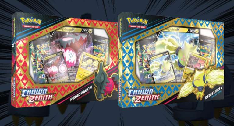 Pokemon Crown Zenith: Regieleki V & Regidrago V Collection Box Set of Two £33.90 delivered at Chaos Cards