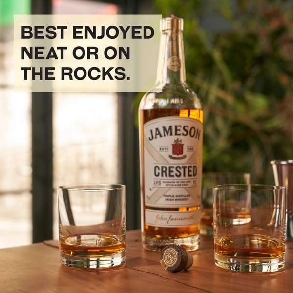 Jameson Crested Triple Distilled Blended Irish Whiskey 40% ABV 70cl w / voucher