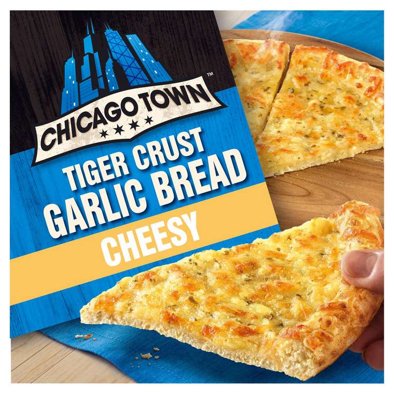 Chicago Town Tiger Crust Garlic Bread Cheesy Online Exclusive with code