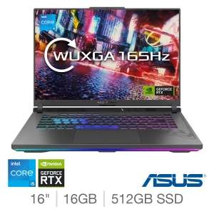 ASUS ROG Strix G16 WUXGA 165Hz i5-13450HX RTX 4060(140w) 16GB RAM 512GB SSD Gaming Laptop £1,229.99 At Checkout (Members Only) @ Costco