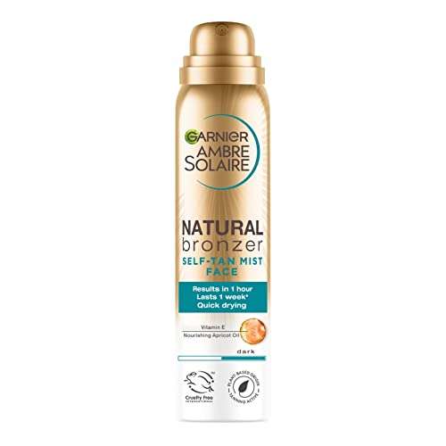 Garnier Ambre Solaire Natural Bronzer Face Tan Mist £3.77 @ Amazon