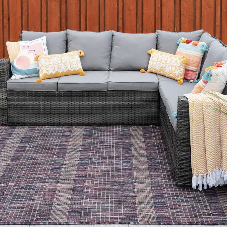 Mottled Indoor / Outdoor Rugs (Various Colours) - Prices From £6.99 (60x110cm) To £49.99 (240x330cm) - Using Code