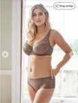 Brown Underwired Non Padded Lace Bra - 32, 34 and 36 few sizes left with free click and collect from Tu Clothing