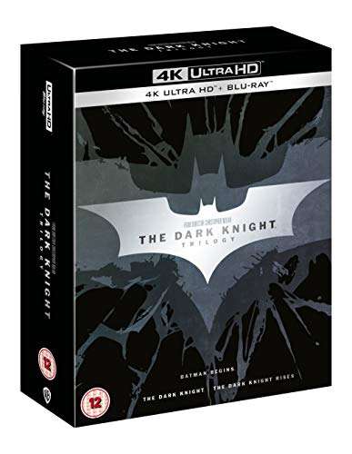 The Dark Knight Trilogy [Batman] [4K Ultra-HD] [2012] [Blu-ray] - £23.90 @ Amazon