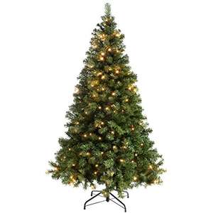 WeRChristmas Pre-Lit Spruce Multi-Function Christmas Tree with 200 LED Lights, 6 feet/1.8 m - Green £91.81 - Sold by Amazon @ Amazon