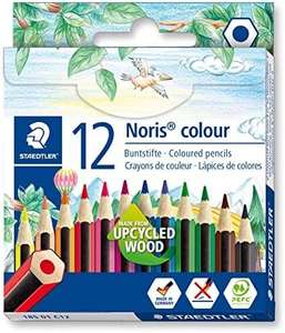 STAEDTLER 185 01 C12 Noris Colour Half-Length Pencils - Assorted Colours (Pack of 12) £1.11 @ Amazon