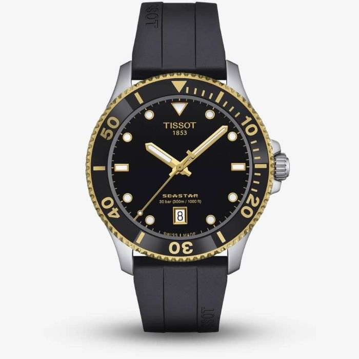 Tissot Seastar 1000 Men's Two-Tone Strap Watch