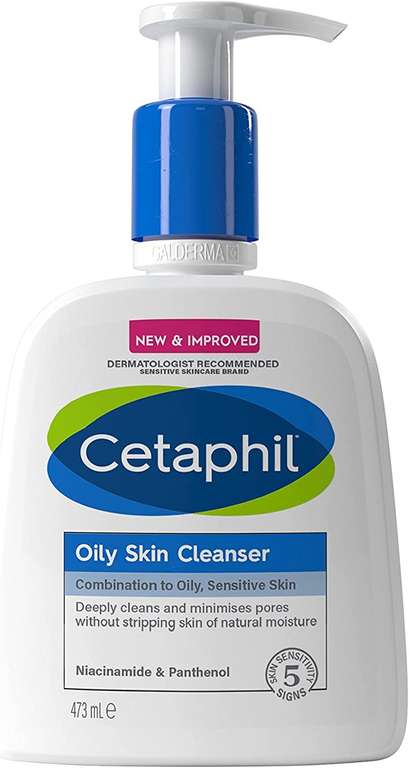 Cetaphil Oily Skin Cleanser, 473ml - £9.55 Max S&S