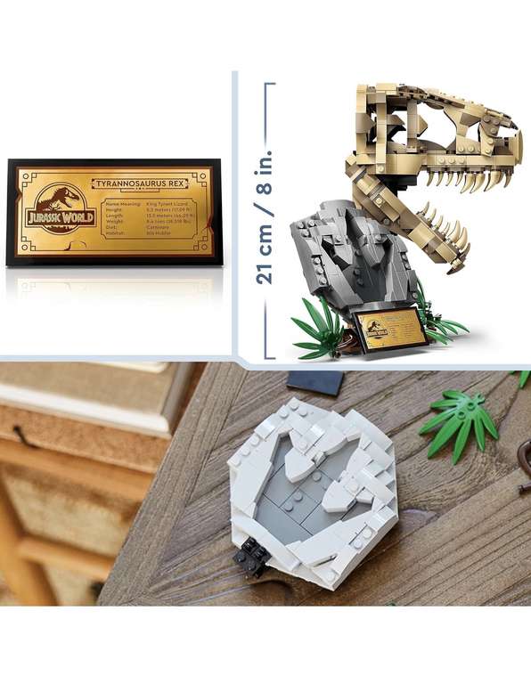LEGO 76964 Jurassic World Fossil: T-Rex Skull (Free click and reserve at stores - check availability)
