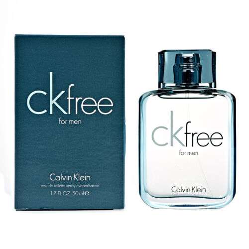 Calvin Klein CK Free For Men 50ml Eau De Toilette EDT Spray For Him - Sold by hogiesonline