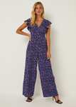 Be Beau Leopard Print Jumpsuit Now Just £8 with Free Click and Collect From Matalan