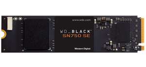 WD_BLACK SN750 SE 1TB M.2 2280 PCIe Gen4 NVMe Gaming SSD up to 3600 MB/s read speed £79.97 @ Amazon