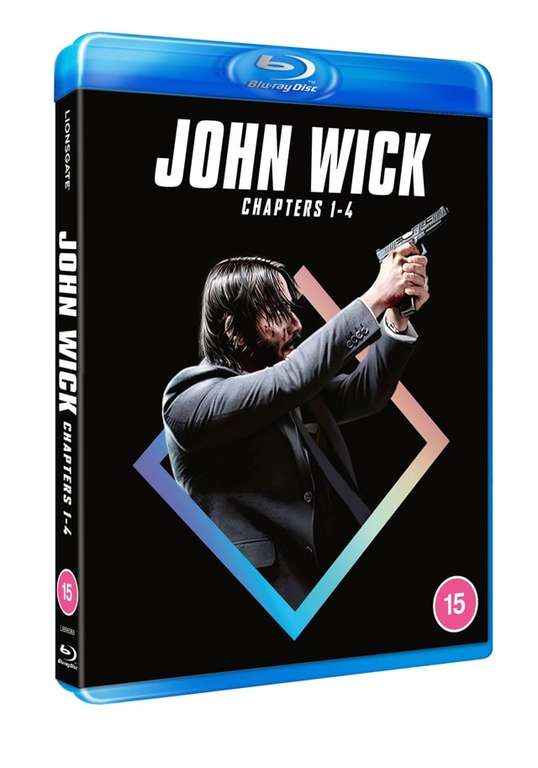 John Wick Chapters 1-4 Blu Ray (Free Click & Collect)