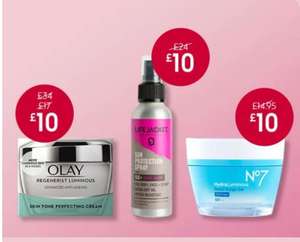 £10 Tuesday Deals, Soap and Glory Bundles ,No7, Oral B, Avene, Olay Etc (+ £1.50 C&C on spend under £15)