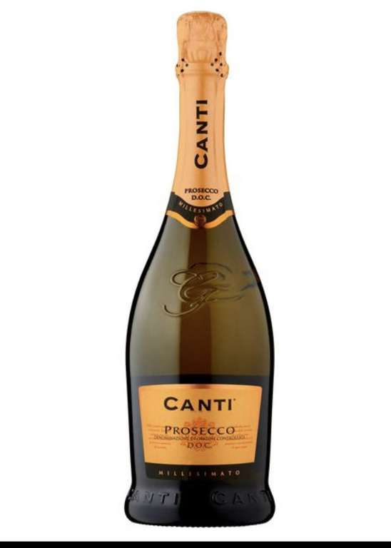 Canti Extra Dry Prosecco 75cl - £6.50 @ Sainsbury's