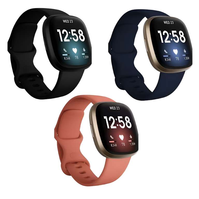 Fitbit Versa 3 Smart Watch in Midnight Blue, Black, or Clay £134.99 delivered using code + £21.16 worth of Points @ Boots