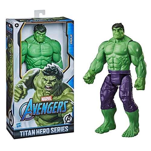 Hulk Action Figure, 30-cm Toy, Inspired byMarvel Comics, For Children Aged 4 and Up,Green - £13.99 @ Amazon