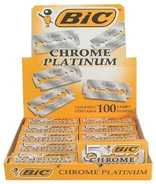 BiC Chrome platinum DE Razor Blades 100 pack £8.79 @ Amazon