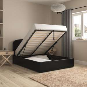 Hodge Faux Leather Ottoman Bedframe - with code Single £161.10 / Double £206.10 /King £251.10 @ Sleep and Snooze