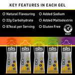 Science In Sport GO Isotonic Energy Gels, Running Gels with 22g Carbohydrates, Low Sugar, Variety Pack, 60ml Per Serving (5 Pack) £4.50 S&S