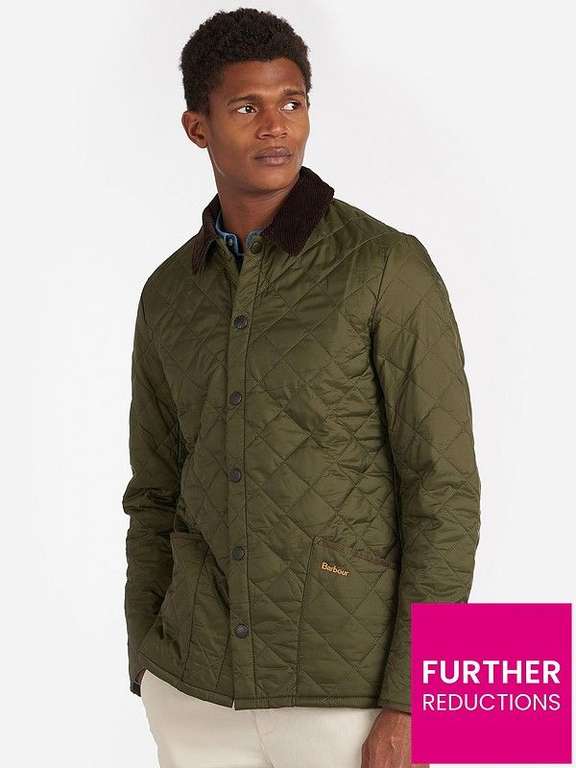 Barbour Heritage Liddesdale Quilted Jacket - Olive £62.50 Free Click and Collect @ Very