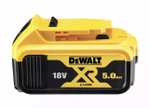 Dewalt DCB184 5.0ah 18v XR Lithium Ion Li-Ion Battery Twin Pack with code via app - buyaparcelstore