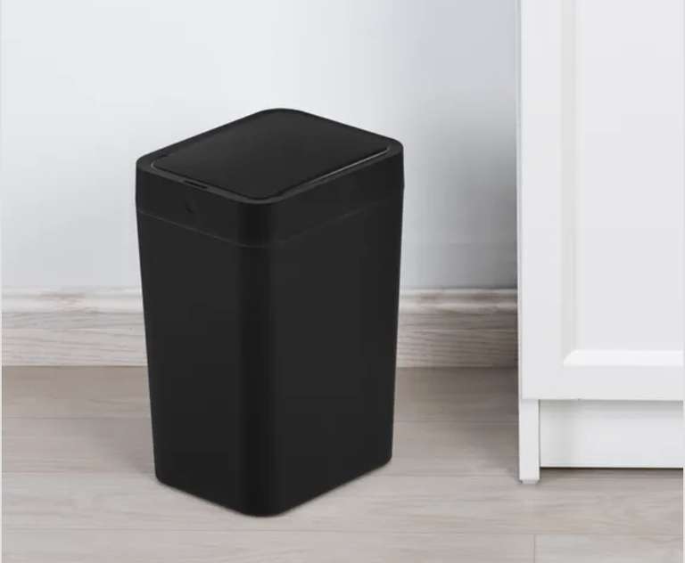 8L Sensor Bin in Black - £10 with free click and collect from Dunelm