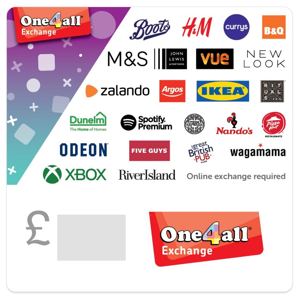 £15 Amazon Reward w/ £100 One4all Exchange Gift Card - Prime (auto applied at checkout)