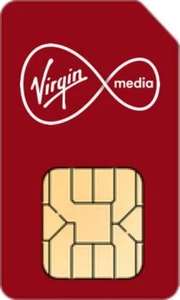 Virgin (O2) 25GB data/ 8pm + £20 Amazon Gift Card Or 75GB Data / £14pm + £30 gift card 1 Month, EU roaming @ Giftcloud / Virgin Media