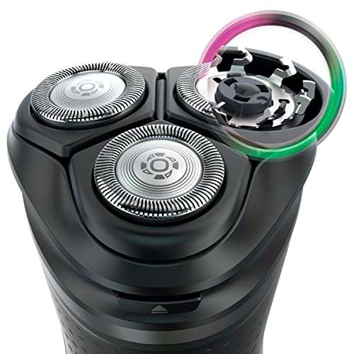 Philips Shaver Series 3000 Dry and Wet Electric Shaver (Model S3233/52), Shiny Black, 2 pin plug £58.18 at Amazon