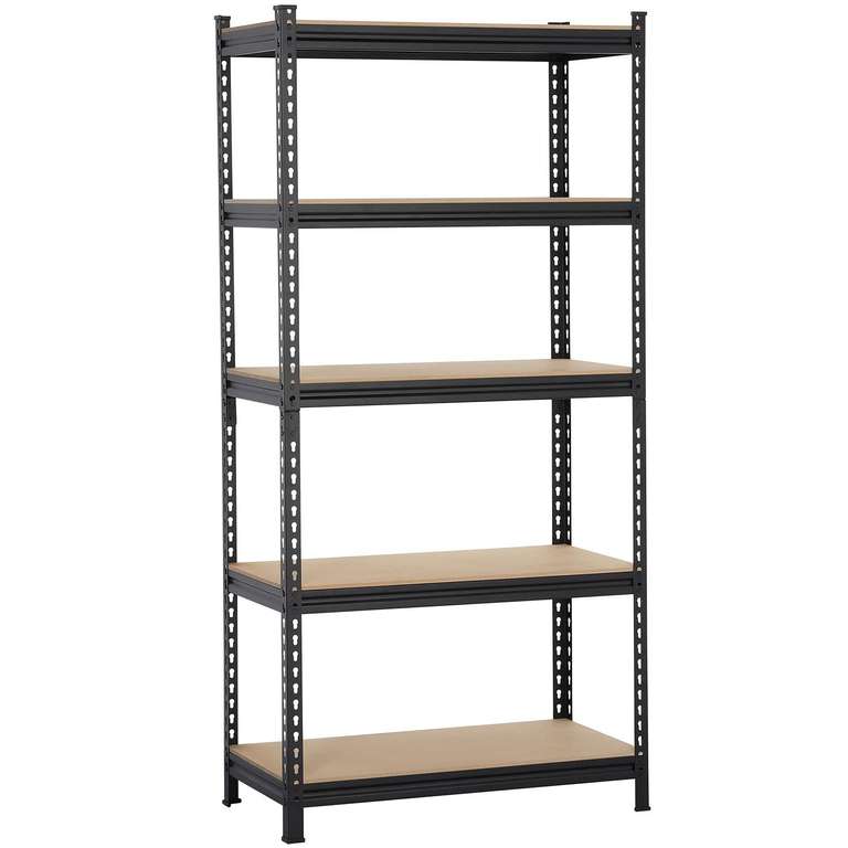 Yaheetech 5 Tiers Storage Shelving Boltless Industrial Adjustable Racks , 90x 45 x 186cm - w/Voucher, Sold & Dispatched By Yaheetech UK
