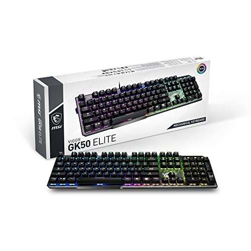MSI Vigor GK50 Elite Box White Mechanical Gaming Keyboard - £54.99 @ Amazon