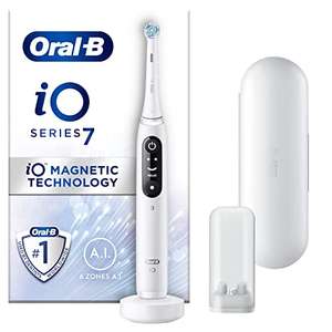 Oral-B iO7 Electric Toothbrush - 1 Toothbrush Head & Travel Case, 5 Modes with Teeth Whitening, Gift Set, White - £149.99 @ Amazon