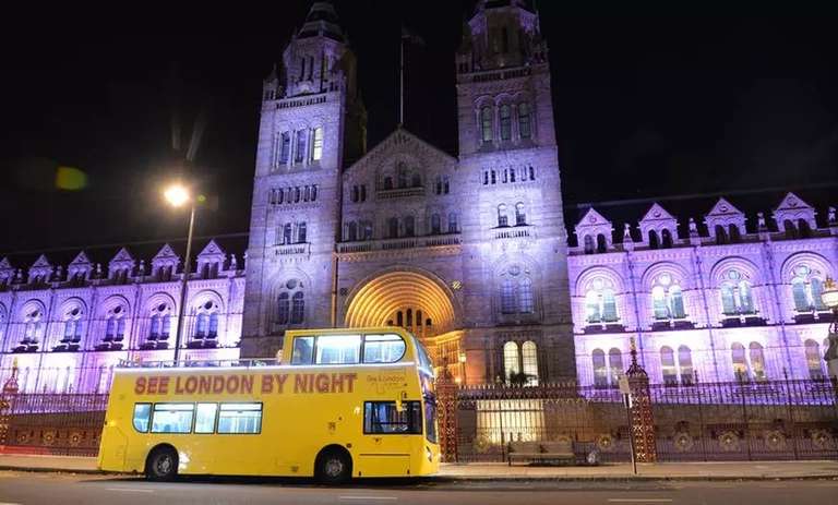 See London by Night Bus Tour (Adult £13.60 / Child £7.20) with code @ Groupon