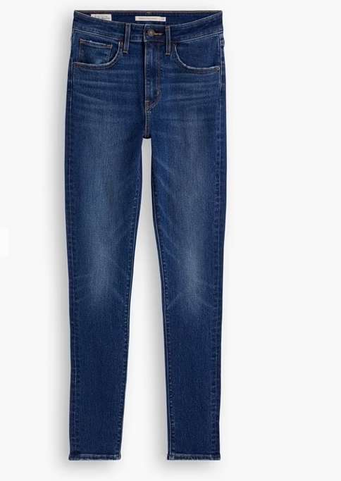Levis high rise skinny jeans