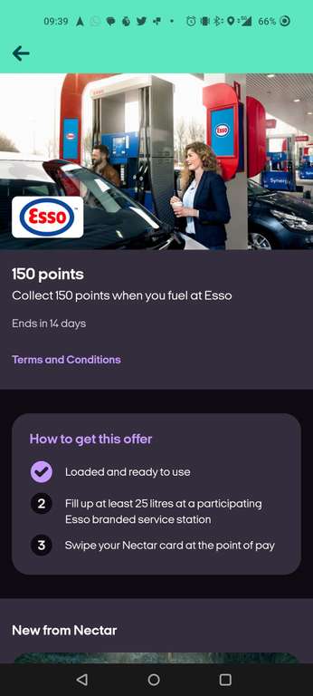 150 Bonus Nectar Points When You Fuel (Account Specific) - Must fill up at least 25 litres @ Nectar / Esso