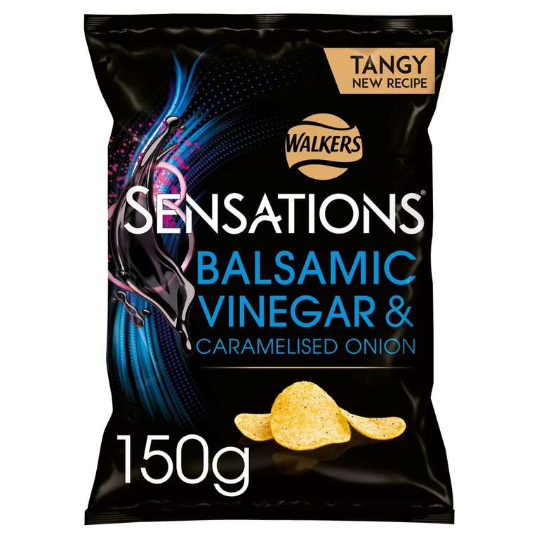 Sensations Onion & Balsamic Vinegar 150g at 99p Heron Foods Willenhall