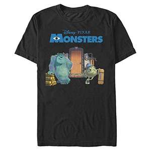 Pixar Monster's Inc Door Scene Organic Short Sleeve T-Shirt - XL