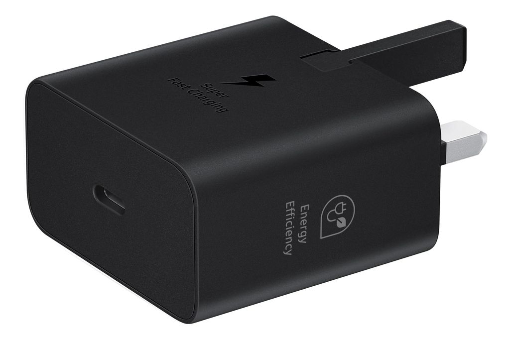 Samsung Galaxy Official 25W Foldable SFC Travel Adapter (Without USB-C to USB-C Data Cable) - Black