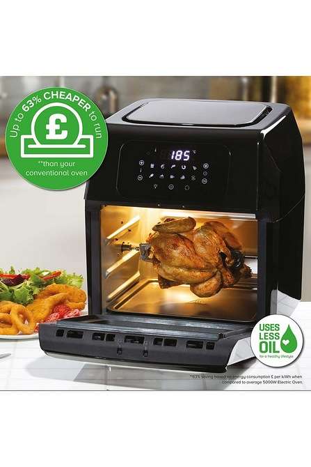 Daewoo 12 Litre 1800W Rotisserie Air Fryer Oven - £99 + £4.99 delivery @ Studio (+5% off New App Users)