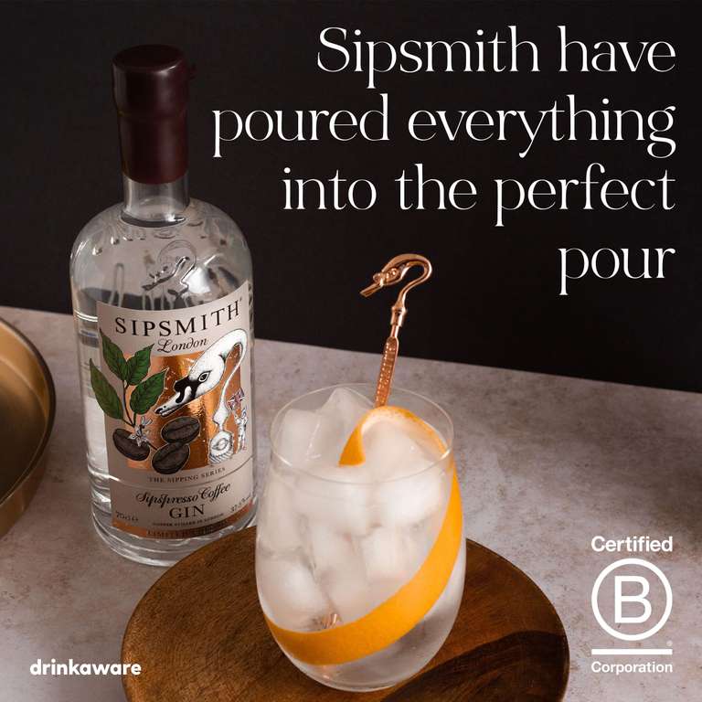 Sipsmith Sipspresso Coffee Gin 70cl Limited Edition 37.5% abv