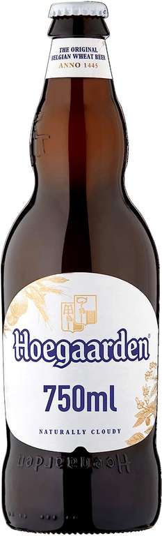 Hoegaarden Belgian Wheat Beer 4.9% ABV 750ml large bottle 6 pack - £12.69 via sub and save w/vvoucher