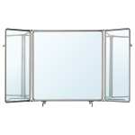 Tri-fold mirror, grey, 90x48 cm now just £20 with click and collect from Ikea